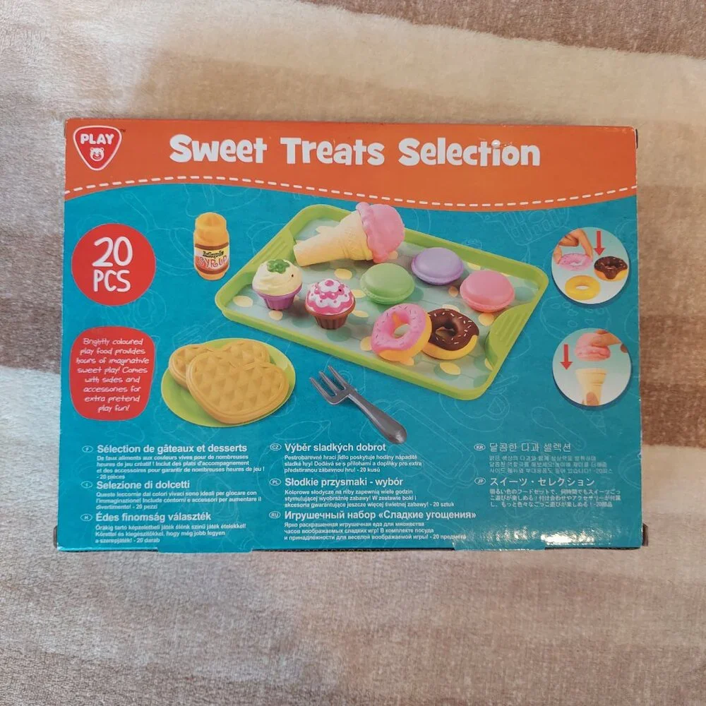 Playgo Sweet Treats Selection Play Food Set Bakery Dessert Toy Ages 24M+